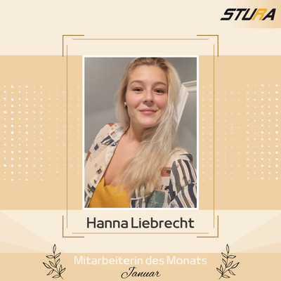 Mitarbeiterin des Monats Hanni Mitarbeiterin des Monats Hanni