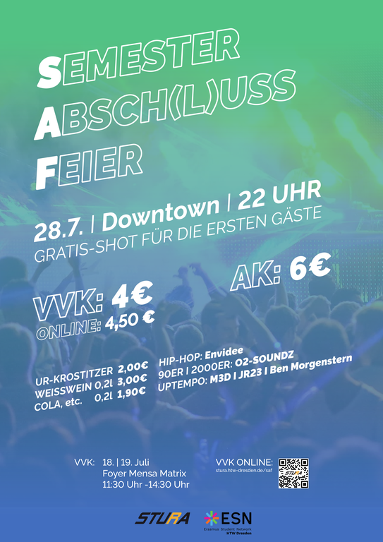 Semesterabschlussfeier Plakat Semesterabschlussfeier Plakat