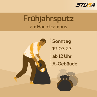 Frühjahrsputz Müllsammelaktion Sommersemester 2023 Frühjahrsputz Müllsammelaktion Sommersemester 2023