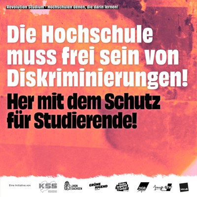 Kampagne KSS Novellierung Hochschulgesetz Diskriminierungsfreie Hochschulen