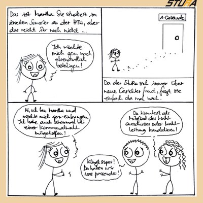 Comic Wahlausschuss Teil 1 Bild 1 für den Comic zum Wahlausschuss